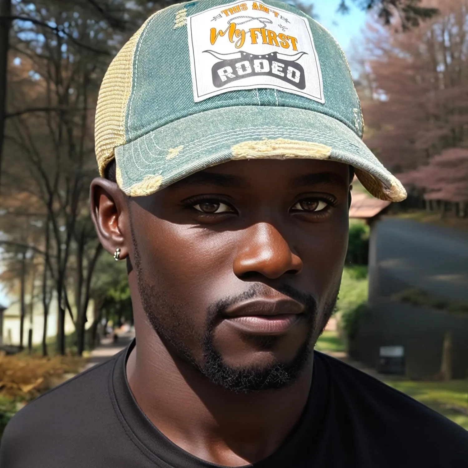 Popfizzy Funny Vintage Trucker Hats for Women and Men, Adult Humor Caps, Unisex Distressed Baseball Caps, Adjustable Snapback