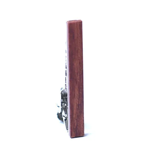 Red Brown Wood Tie Bar