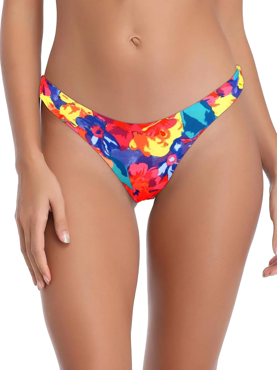 RELLECIGA Women's Cheeky Bikini Bottom