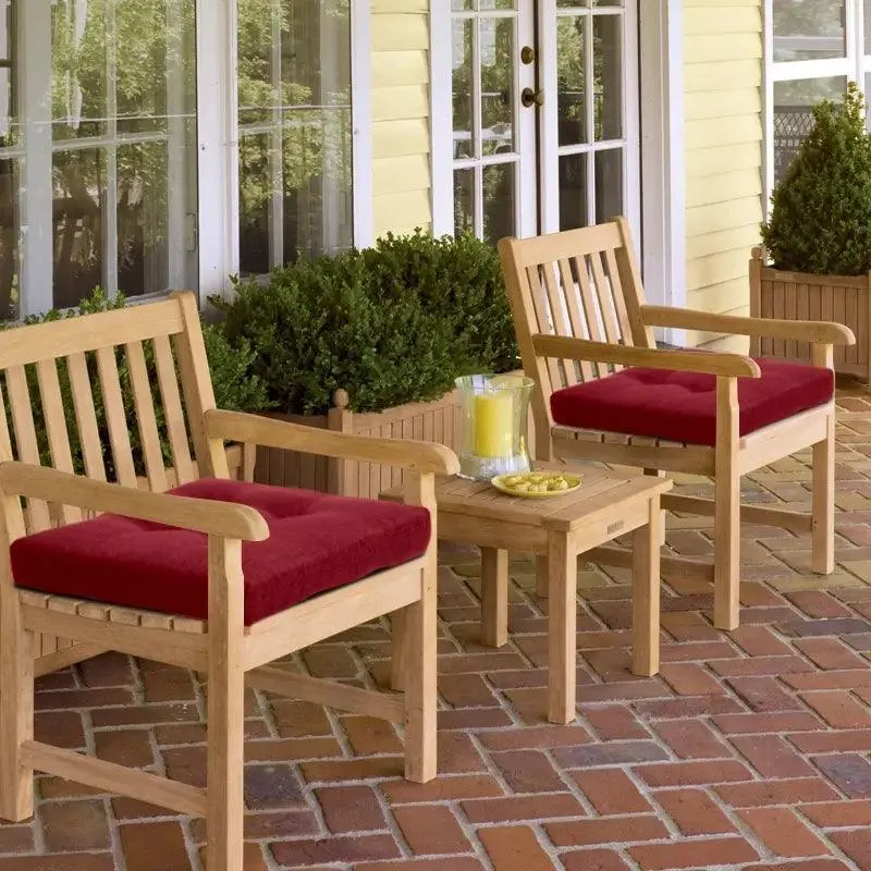 Rulaer® Kitchen Square Bar Stool Cushions with Ties