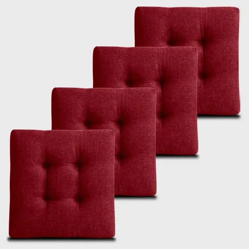 Rulaer® Kitchen Square Bar Stool Cushions with Ties