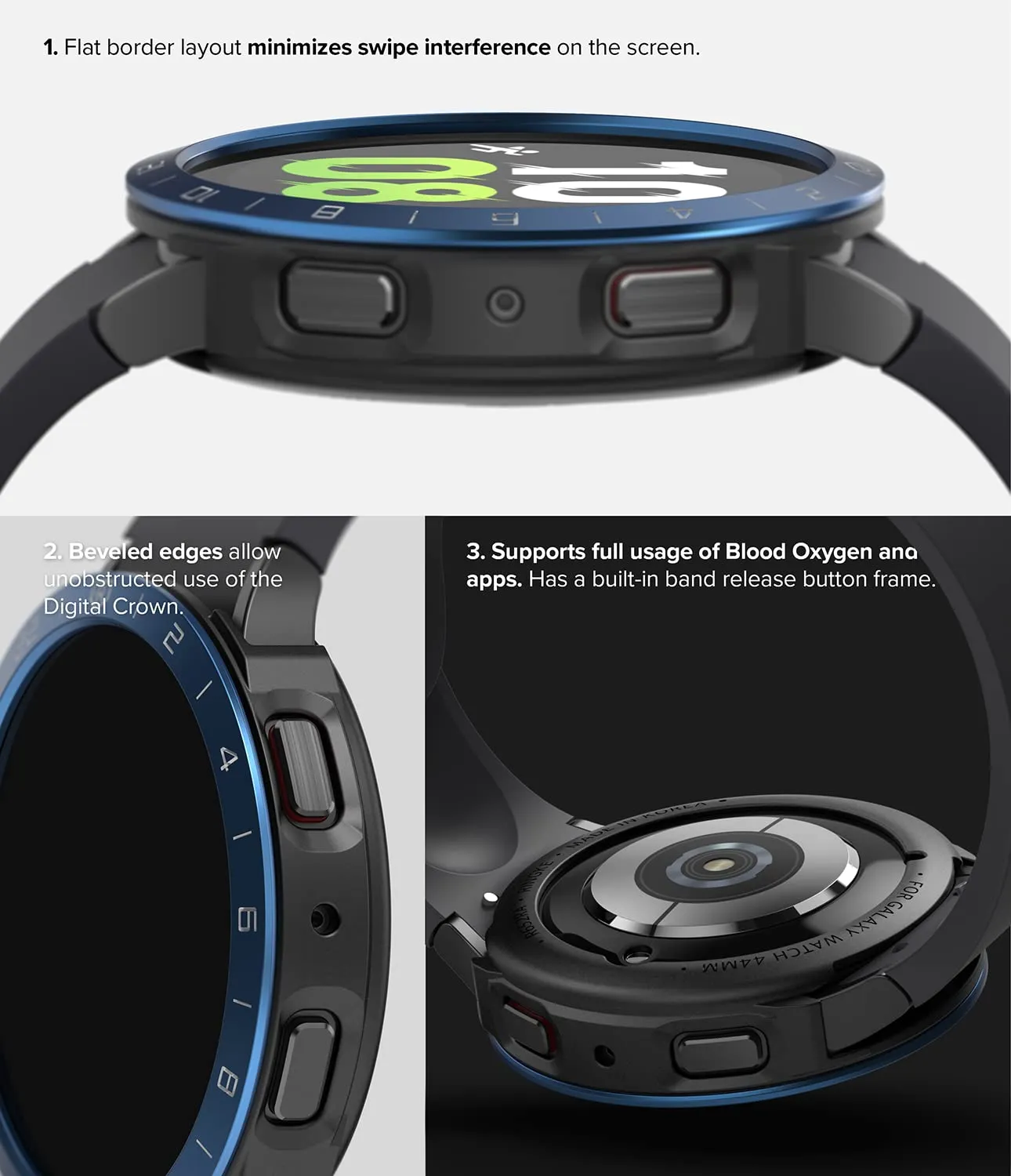 Samsung Galaxy Watch 5 44mm | Air Sports Bezel Combo Pack| Black   44-12