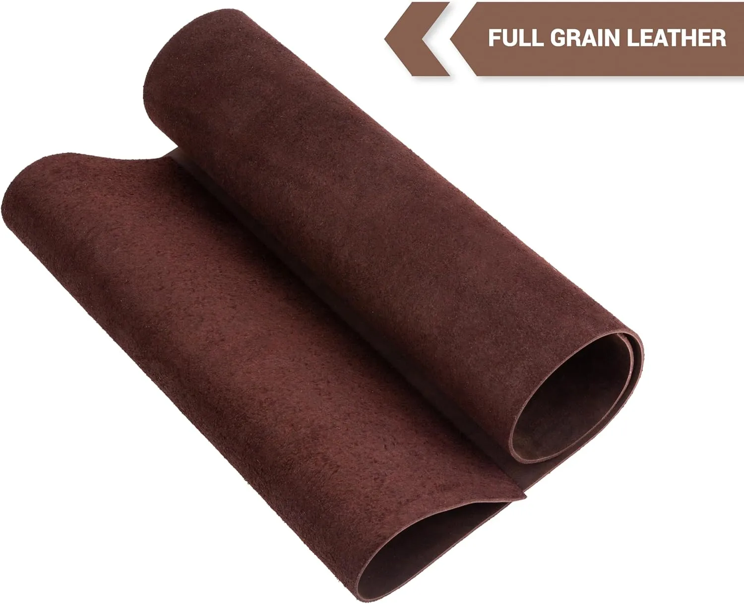 Shkira 12''X24'' Genuine Dark Brown Leather Sheets for Crafts - Tooling Leather Square - 2.0MM Thick Genuine Top Full Grain Oil Tan - Thick Cowhide Pieces Square
