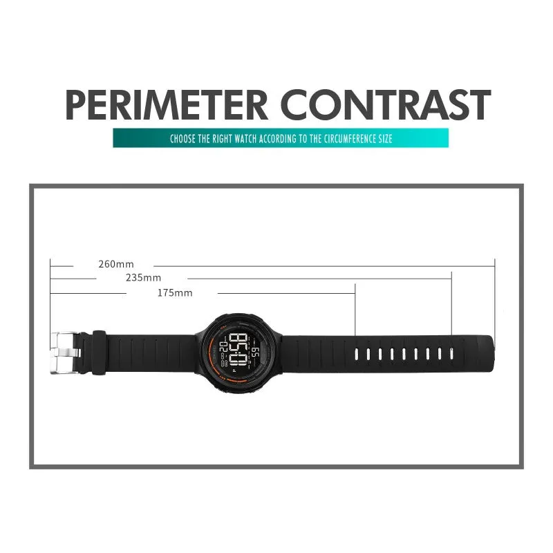 SKMEI 1841 Powerful Men‘s LED Sports Watch with Stopwatch