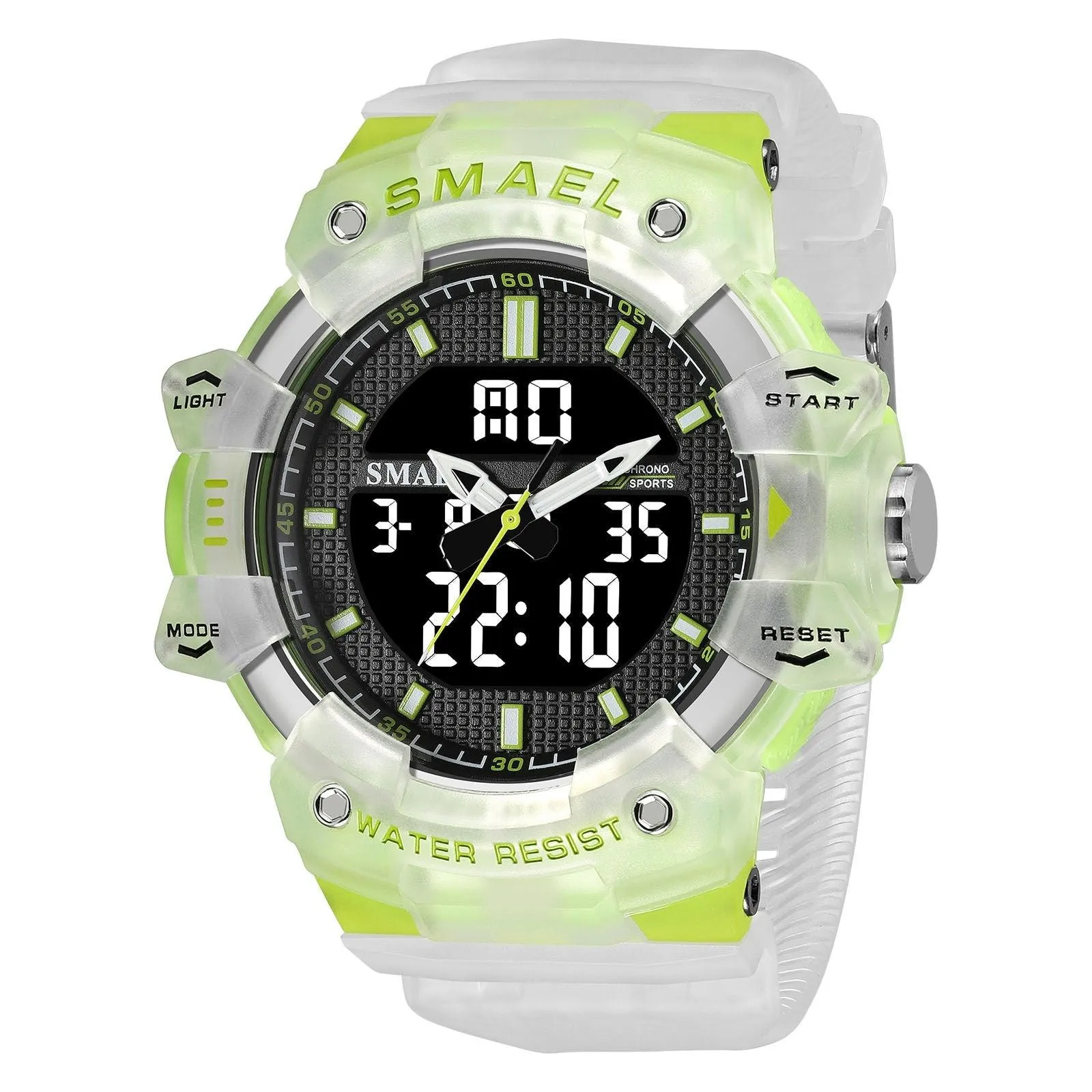 SMAEL Analog Digital Waterproof Sports Watch For Men 8080