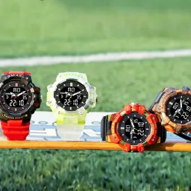 SMAEL Analog Digital Waterproof Sports Watch For Men 8080