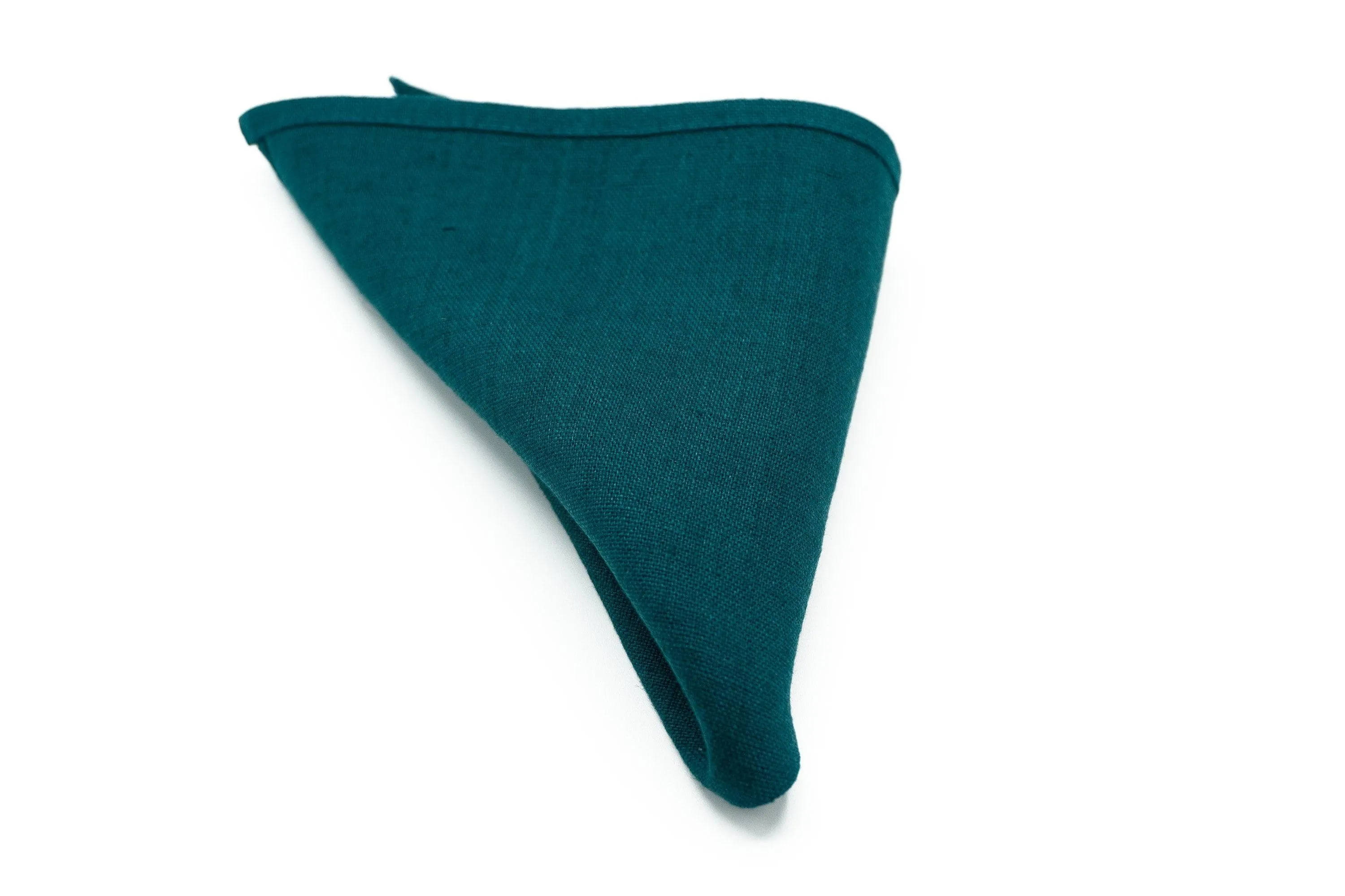 Teal Green Linen Bow Tie & Suspenders | Groomsmen & Ring Bearer Accessory
