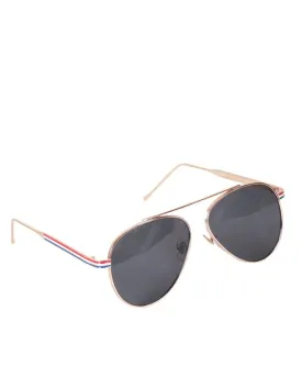 Thom Browne | TB-020 Gold Sunglasses.