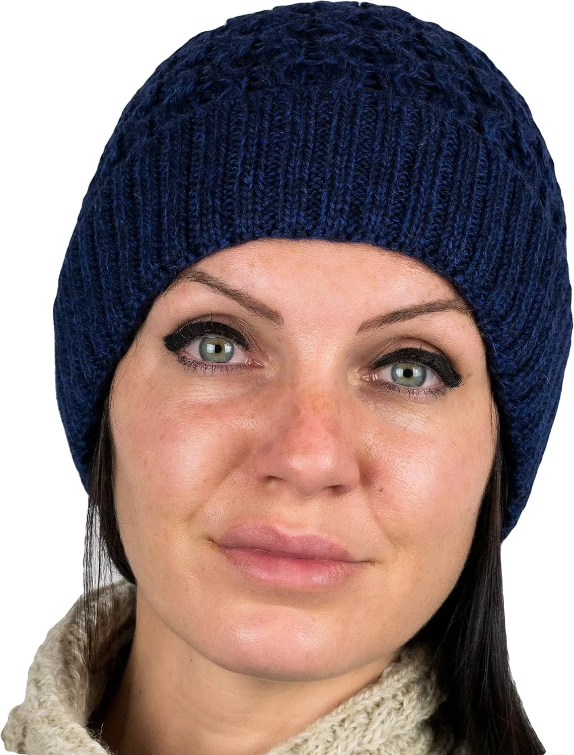 Unisex Beanie 100% Merino Wool Hat Soft and Warm Winter Hat