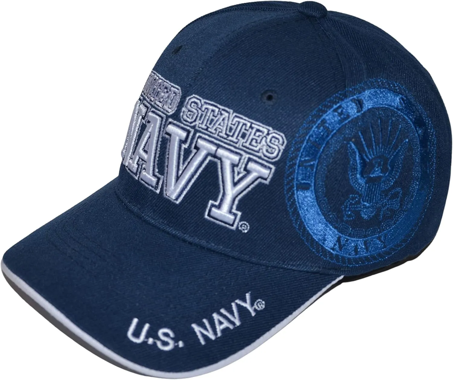 US Navy Hat Official Licensed Military Cap, Unisex Armed Forces Baseball Hat