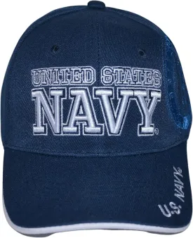 US Navy Hat Official Licensed Military Cap, Unisex Armed Forces Baseball Hat