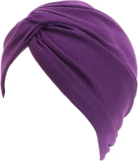 Women's Sleep Turban Pre Tied Cotton Chemo Cap Beanie Turban Headwear for Cancer Patients