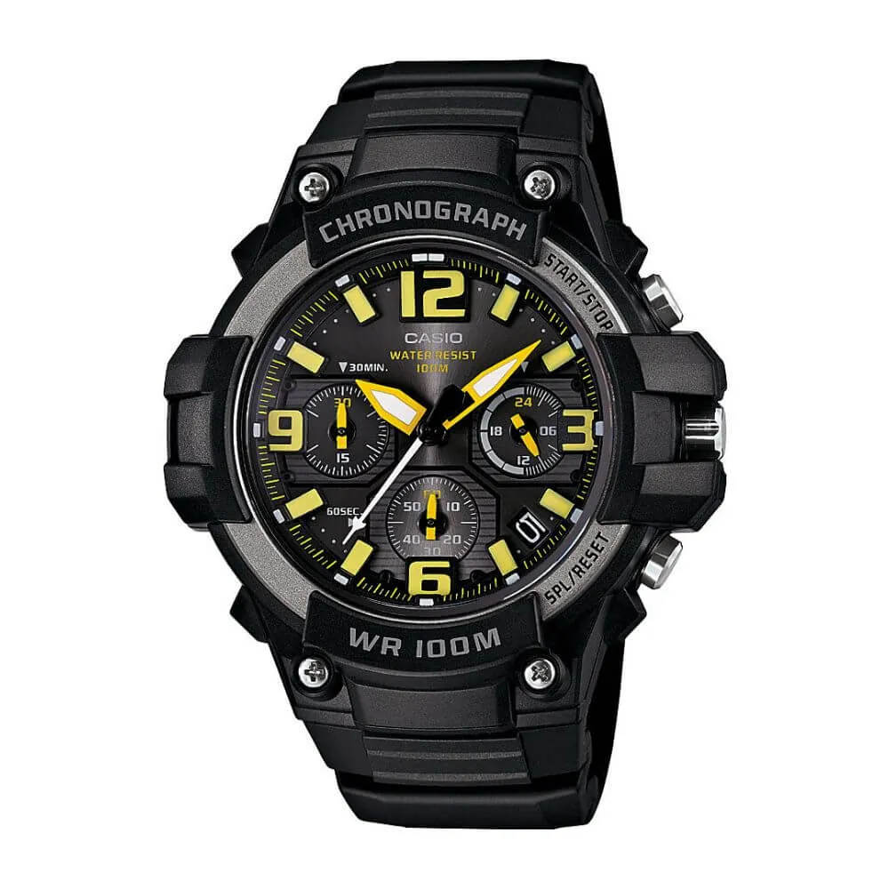 WW0532 Casio Youth Chronograph Sports Resin Belt Watch MCW-100H-9AVDF