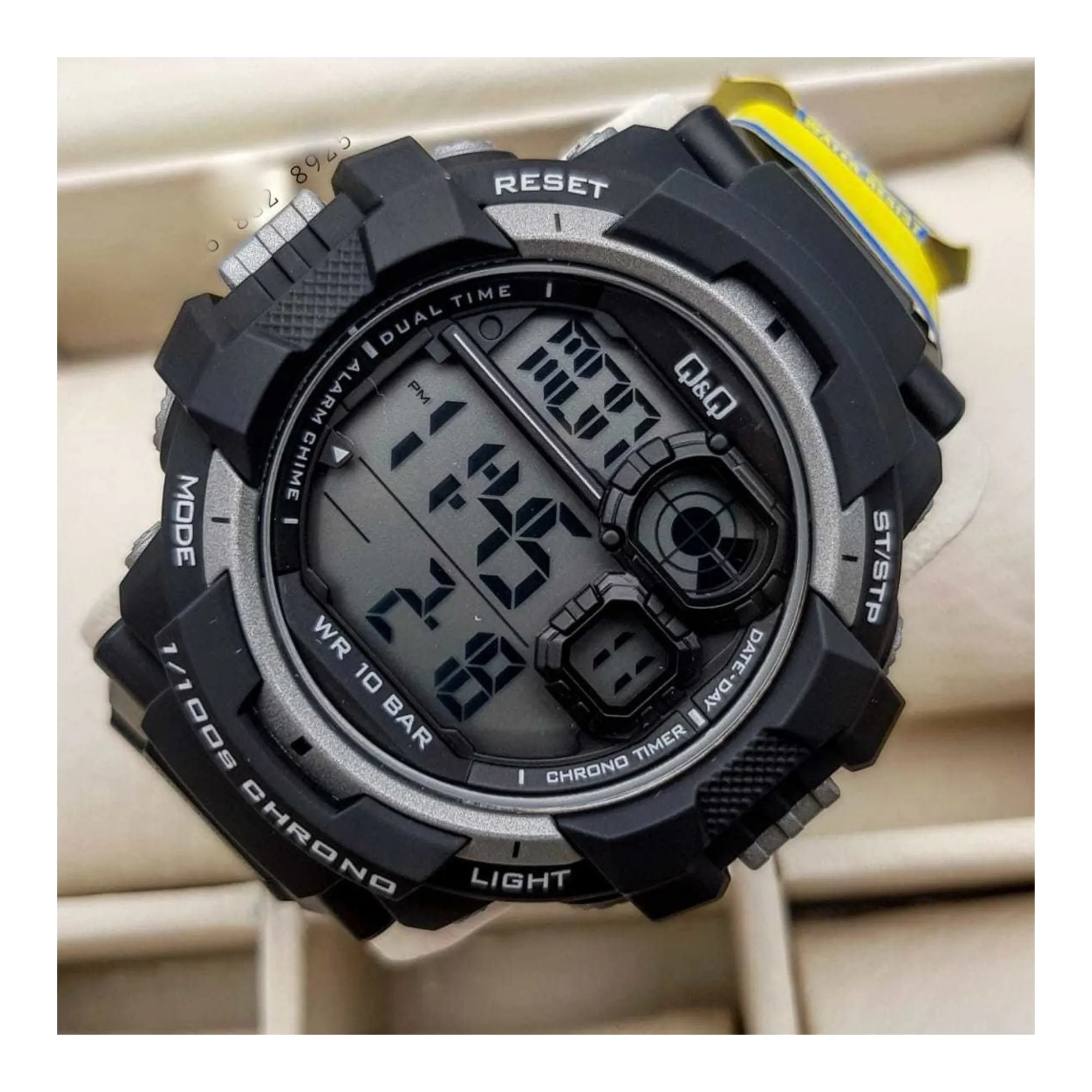 WW0760 Q&Q Digital Sports Fiber Belt Watch M143J002Y