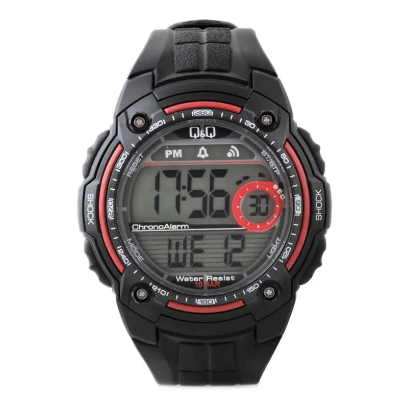 WW0763 Q&Q Digital Sports Fiber Belt Watch M075J002Y