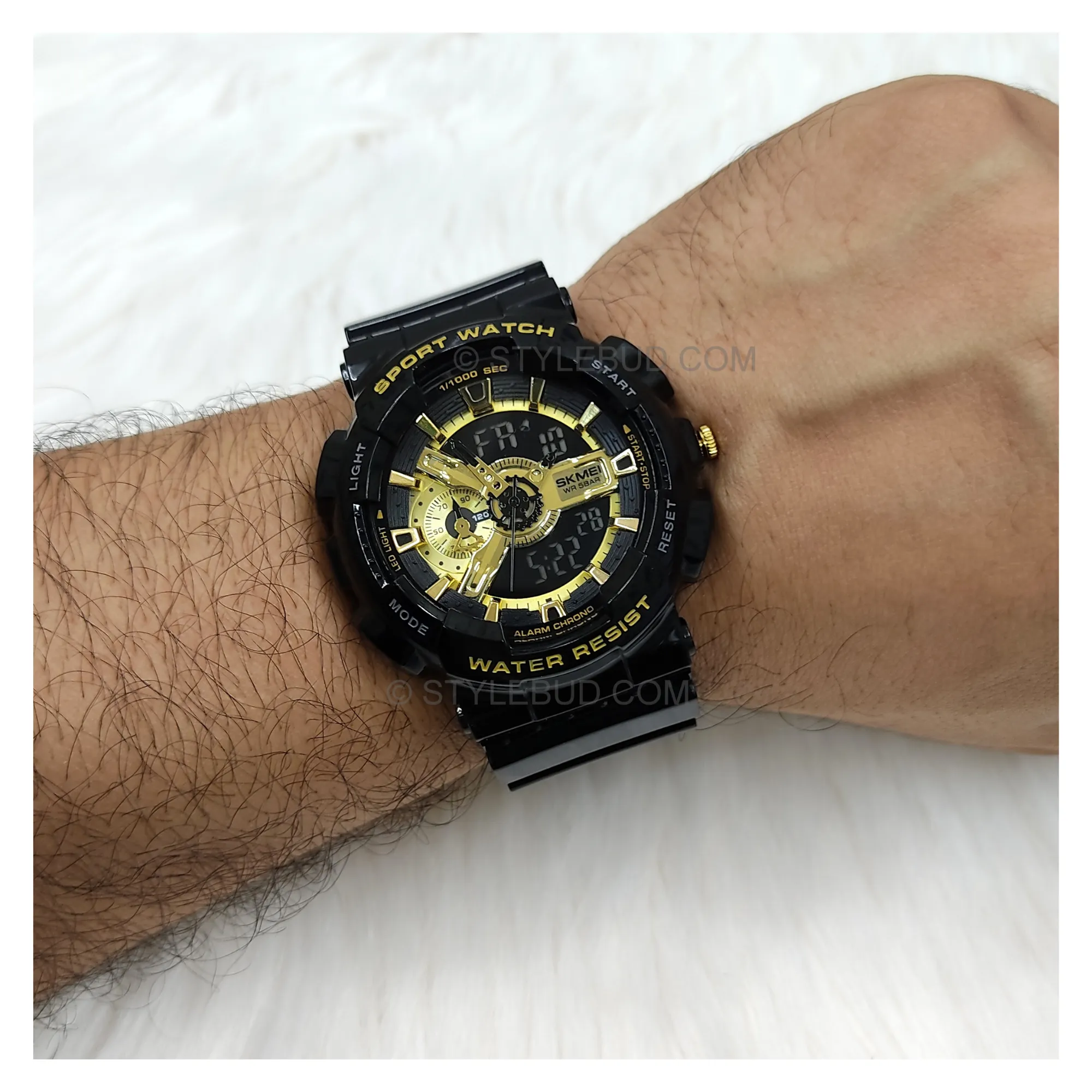 WW1522 SKMEI Sports Dual Time Fiber Belt Watch 1688