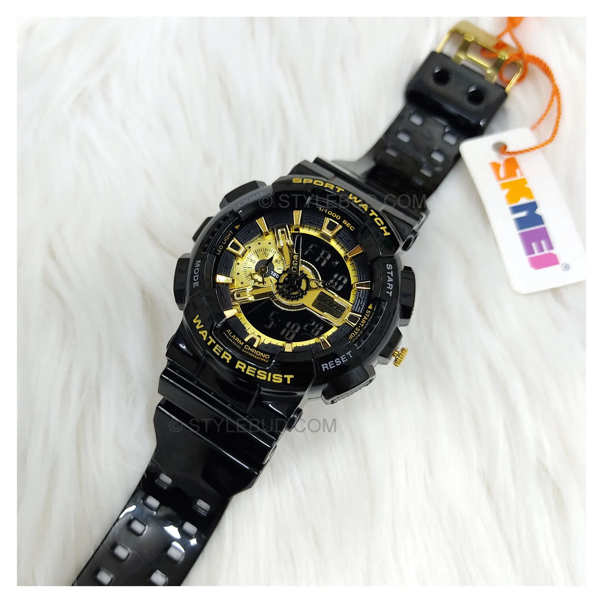 WW1522 SKMEI Sports Dual Time Fiber Belt Watch 1688