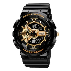 WW1522 SKMEI Sports Dual Time Fiber Belt Watch 1688