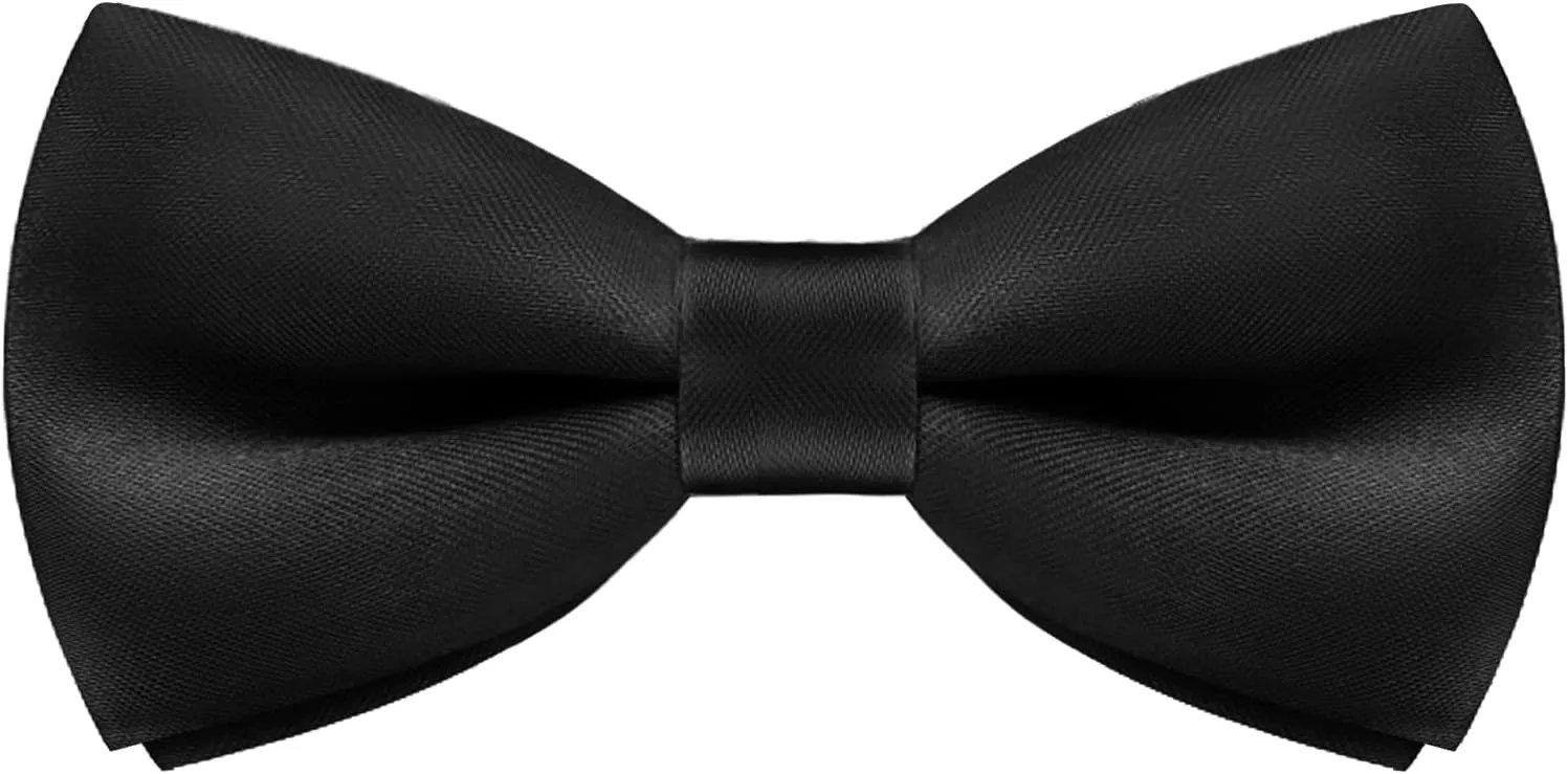 YASUOA Kids Bow Tie - Boy's Pre-tied Adjustable Neck Bowtie for Party