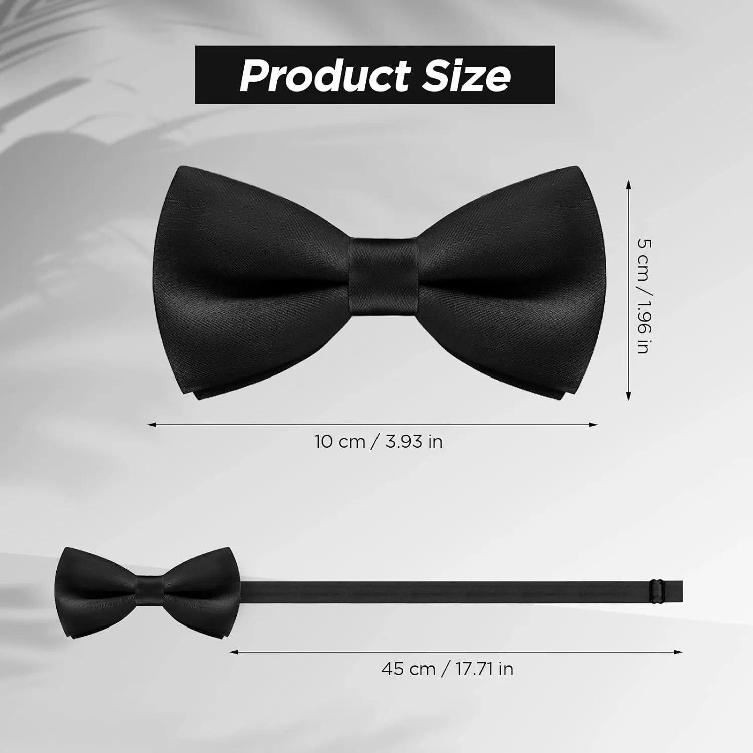 YASUOA Kids Bow Tie - Boy's Pre-tied Adjustable Neck Bowtie for Party