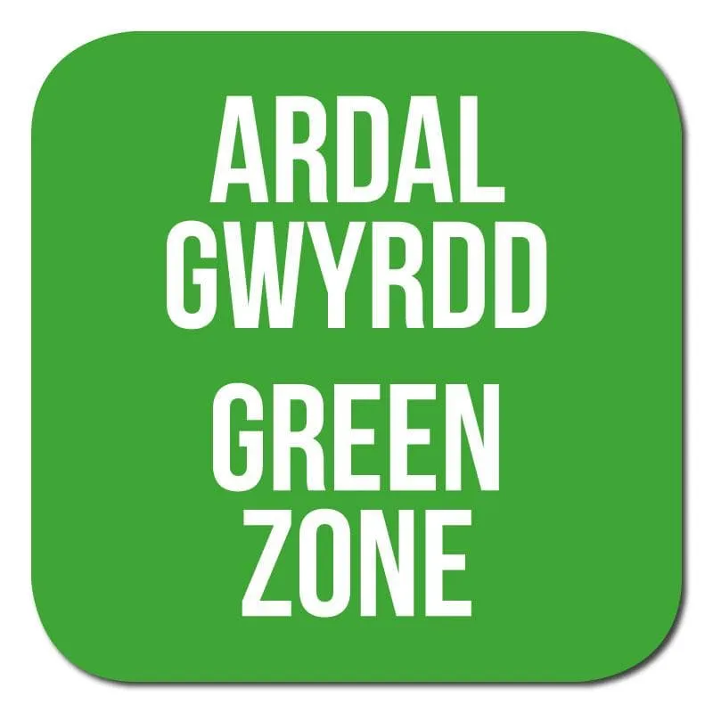 Zone Colours, Bilingual Welsh Carpet Stickers